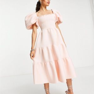 ASOS Puff Sleeve Dress